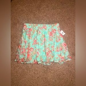 Wallflower Floral Lace A-line Skater Circle Skirt